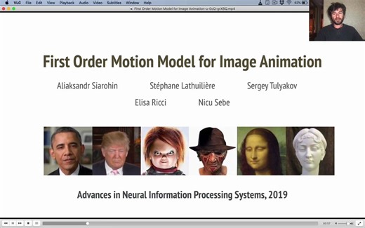 First Order Motion Model for Image Animation