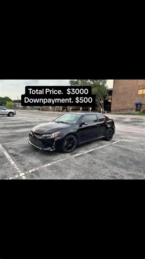 2016 Scion C •Hatchback Coupe 2D Total Price. $3000 Downpayment. $500 Mileage. Driven 87,117 miles Transmission. 5/5 NHTSA safety Automatic Exterior color. Black Interior color.Black Safety rating. 5/5 NHTSA safety rating Fuel economy. 23.0 MPG city • 31.0 MPG 26.0 MPG combined Trim. Hatchback Coupe 2D #scion #hatchback #cars #carsoftiktok #carslover