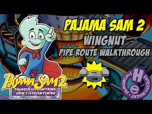 Pajama Sam 2 | Wingnut Drain Pipe Route | Walkthrough