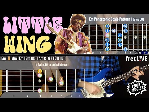 Little Wing by Jimi Hendrix COMPLETE SONG Note for Note Lesson & Cover! (Guitar Tutorial)