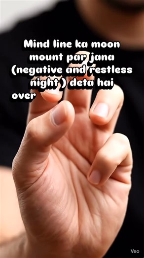 Neha Minocha on Instagram: "Mind line moon mount connection overthink #stress#reality se pare #palmistryreading #shukrana #reader🧿"