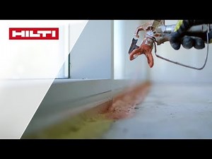 ANLEITUNG zum Brandschutzfugenspray CFS-SP SIL von Hilti