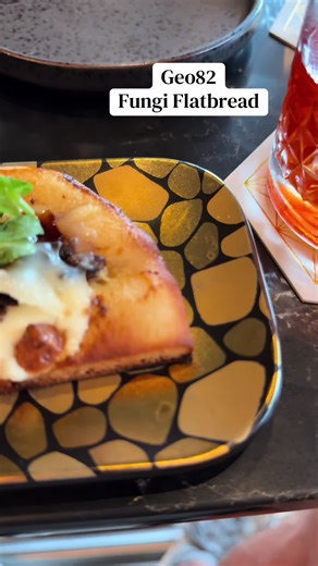 Delicious Funghi Flatbread at GEO82 at Epcot