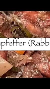Hasenpfeffer (rabbit stew)