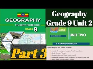 Geography Grade 9 Unit 2 Climate of Ethiopia part #3 #aonestudies