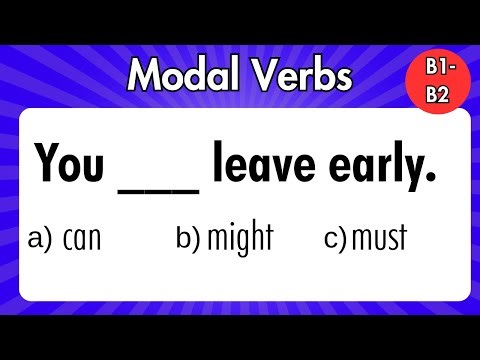 Modal Verbs Test