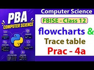 Practical 04a | Flowcharts and Pseudocode | FBISE PBA 2026