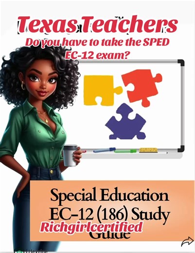 Texas Teachers, is the SPED EC-12 on your plate this year? Let’s make sure you pass it the first time ✅ I passed this exam and built the exact guide I wish I had: → Key concepts broken down in plain language → Clear strategies for IEPs, modifications, accommodations, equity, and access → Tips and strategies → Motivation to keep you going when life gets life-y → Delivered digitally straight to your inbox →CRQ support, including sample prompts and essays This guide isn’t just notes, it shows you h
