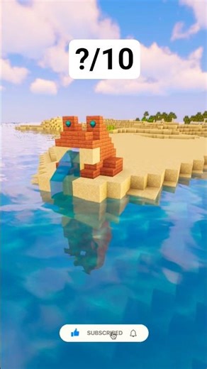 Frog Fountain - Minecraft Tutorial #shorts #minecraftbuilding