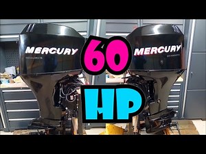 TESTING MERCURY OUTBOARD MOTOR 60 HP STARTUP AND TEST