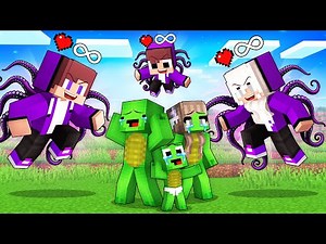 JJ Family Became DARK and TROLL Mikey Family in Minecraft - Maizen