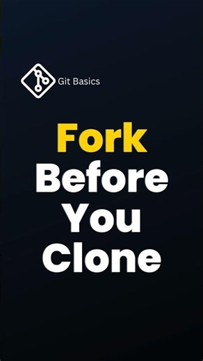37. Fork or Clone? Most Beginners Get This Wrong ⚠️ #shorts