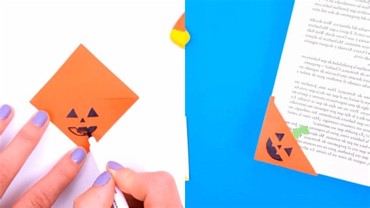 Creative and Simple Paper Bookmark Corner DIY