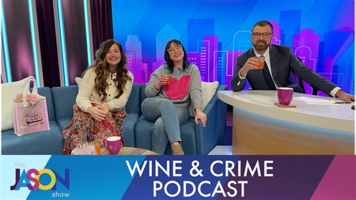 8.9K views · 74 reactions | It's a story that inspired a Lifetime movie. A woman writes about murder, infidelity and crime... and is then accused of killing her husband! That's just one of the stories covered in the popular Wine & Crime podcast. Jason welcomes one of the hosts to the show to talk scorned lovers and crazy headlines. | The Jason Show | Facebook