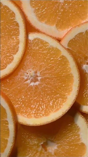 Spinning Orange Slices 🍊✨ Oddly Satisfying