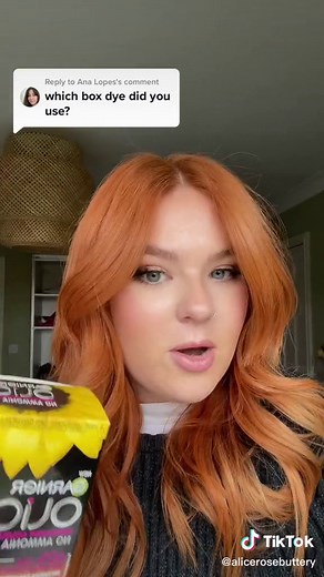 Replying to @Ana Lopes new colour is Garnier Olia in Intense Copper 7.40 #gingerdye #boxdye #gingerboxdye #gingercolor #gingerhair