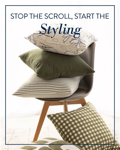 ✨ Scatter cushions that inspire every corner of your home. From bold prints to soft textures, there’s a style for everyone. 🌿 Pause the video ✋ and see which one lands in your home 🛋️ #ShopNow tinyurl.com/yzmt86jd . . . . . #VolpesSA #ScatterCushions #HomeDecor #InteriorStyle #LivingRoomGoals | Volpes, The Home Of Linen