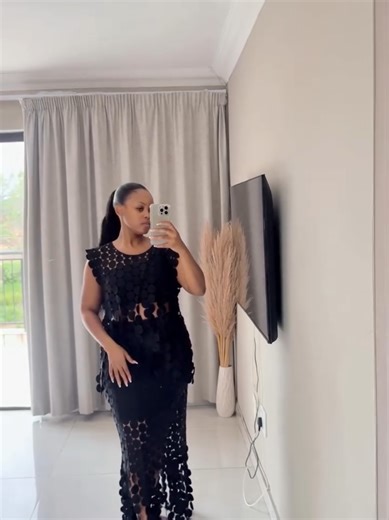 New Dot Tassel Sleeveless Top & Skirt Set