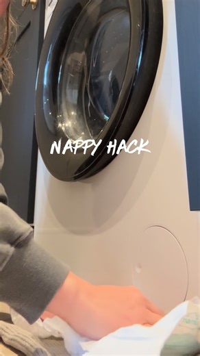 Laura Ashley on Instagram: "Is it just me that uses nappy's to soak up the water from the washing machine filter? works a treat every time! (Just make sure you wedge it right underneath the washing machine to avoid any water escaping!) #usefulhack #mumhack #instareality"