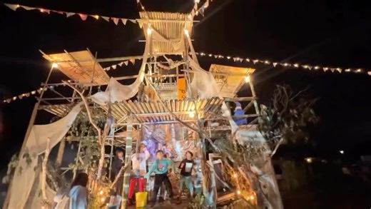 工藤シンク(Sync. Kudo) on Instagram: "ヤバすぎやろ！！ 〝#なないろの芸術祭〟《#縄文NOW》 @ KIBOTCHA #キボッチャ #スマートエコビレッジ #プロジェクションマッピング #VJ"