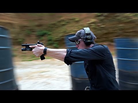 USPSA Stage with Glock 19 and T.REX ARMS Ragnarok