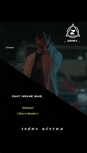 zany inzane said Gollum .. zany diss smokio#tiktokviral #video #viral #trending #video #fypシ゚viral #rap#1k.