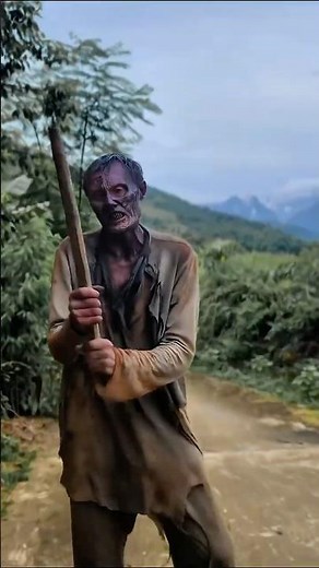 Cả làng cười ngất khi zombie bị cướp đồ ăn 😂 #short