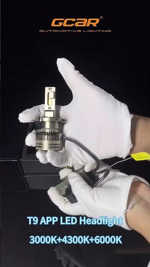 GCAR T9 APP LED Headlight With Mobile Phone Control Of Car Light