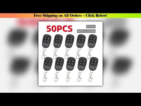 50pcs/lot Copy Remote Control 433MHz Electric Garage Door Opener Remote Control Duplicator Clone
