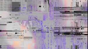 Abstract fast flickering texture with artifacts codec. Looping video interference footage. Imitation of a Datamoshing video.
