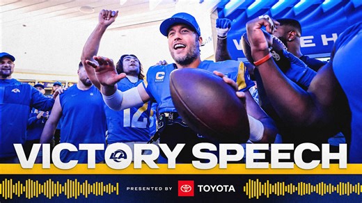 "THE PLAYOFFS START NOW!" Sean McVay's victory speech after clinching NFC's No. 5 seed