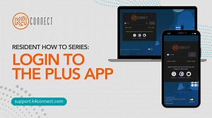 Resident How To: Login in to the Plus App