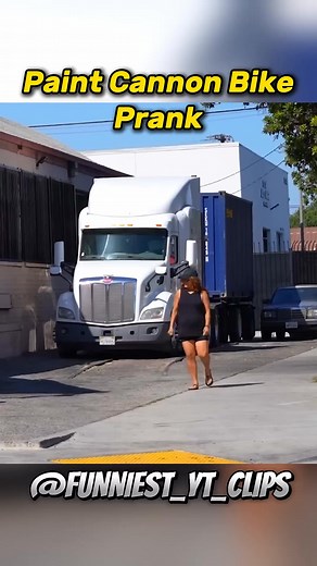 Paint Cannon Bike Prank 💀🤣 #thiefbusters #funnymoments #funniestytclips #shorts Paint Cannon On Bikes Prank - Thief Busters | Casey Bates