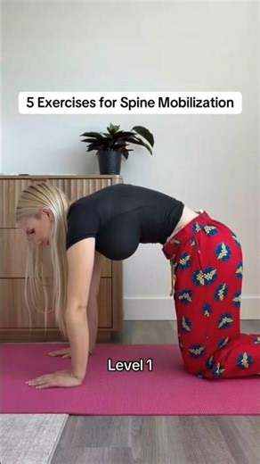 5 Steps for spine to create a balance and mobilization 💃🤗