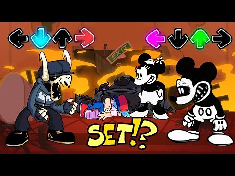 Friday Night Funkin' - Tabi vs Mickey Mouse (Happy Genocide)