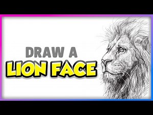 Draw a Realistic Lion Head 🦁 | Easy Step-by-Step Animal Portrait for Beginners