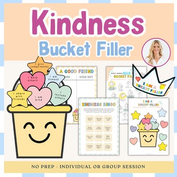 Kindness Activity Bundle - Bucket Filler, Kindness Week, Activities and craft.