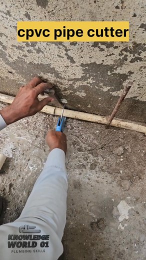 8.5K views · 64 reactions | Cpvc pipe cutter very useful | knowledge world 01 | Facebook