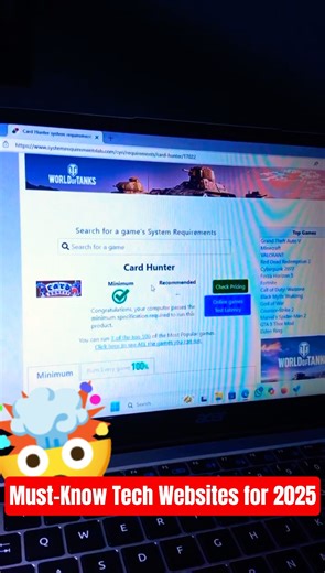 Must-Know Tech Websites for 2025🤯🔥#shorts #viral #trending #2025