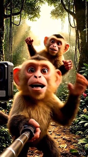2 Bandar Ka Jungle Vlog 😂 | Banana Hunt Gone Crazy 🍌 | Funny Monkey Vlog #shorts