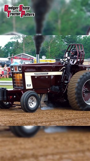 Badger State Tractor Pullers on Instagram: "Boom goes the turbo!! #BSTP #tractorpulling"