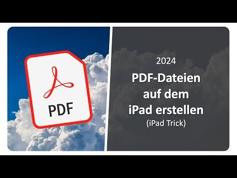 iPad Trick - PDF-Dateien auf dem iPad aus jeder heraus erstellen