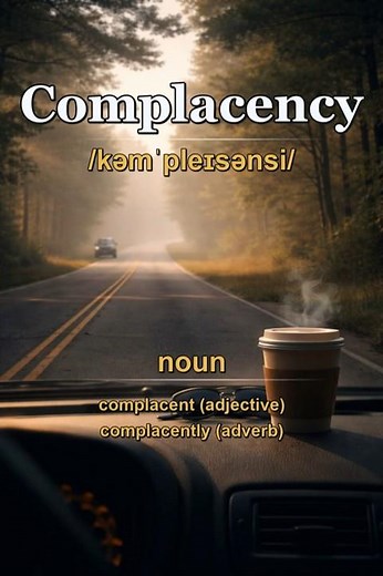 Complacency meaning — Being too comfortable and ignoring danger