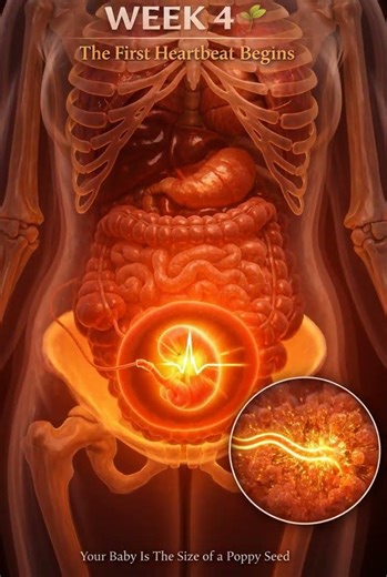 Week 4: The First Heartbeat Begins | Human Fetal Development (3D Medical)
