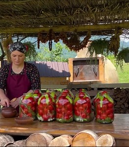 winter and beans for the holiday! Homemade Recipe from the Villagers | Village Life