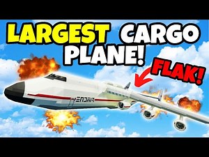 Testing If the LARGEST CARGO PLANE Can Survive FLAK? Stormworks