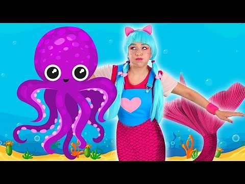 Octopus Dance Song | Sea Animals Animation for Kids | Nursery Rhymes| By Muffin Socks