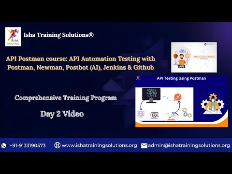 API Automation Testing Day2 on 22nd Jan 2026.Pls contact or WhatsApp us on +91-9133190573 to enroll