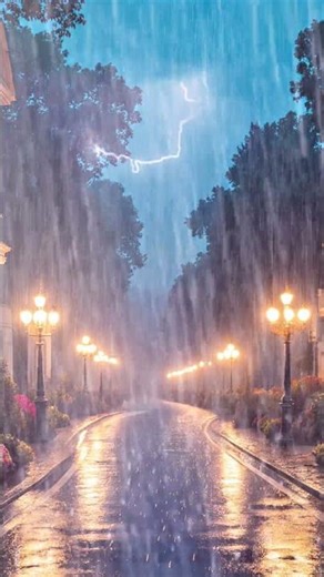 Stop Counting Sheep and Start Relaxing with the Ultimate Rain Sound Therapy #shorts #fyp #nature