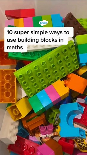 Try these ten ways of using building blocks in your maths lessons! Schools often have these lying around, so here are some ways they can be used to enhance your maths teaching 🔢 #mathsactivities #numberbonds | Twinkl Resources